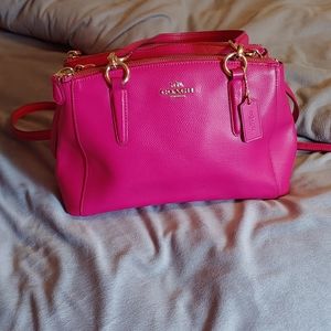 Coach Pink Christie Carryall Bag